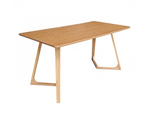 Τραπέζι Pendra pakoworld mdf επιφάνεια με πόδι ξύλο μασίφ σε sonoma απόχρωση 150x80x75εκ Τραπέζι Pendra pakoworld mdf επιφάνεια με πόδι ξύλο μασίφ σε sonoma απόχρωση 150x80x75εκ