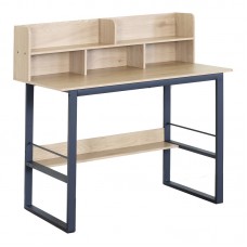 Γραφείο εργασίας Biuro pakoworld oak- μαύρο μέταλλο 120x60x103εκ Γραφείο εργασίας Biuro pakoworld oak- μαύρο μέταλλο 120x60x103εκ