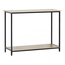 Κονσόλα Shima pakoworld oak- μαύρο μέταλλο 106x35x81εκ Κονσόλα Shima pakoworld oak- μαύρο μέταλλο 106x35x81εκ