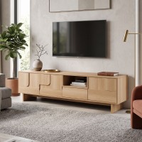 Έπιπλο τηλεόρασης Jenfia pakoworld mdf σε φυσική απόχρωση 180x39x45,5εκ Έπιπλο τηλεόρασης Jenfia pakoworld mdf σε φυσική απόχρωση 180x39x45,5εκ