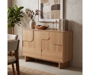 Μπουφές Jenfia pakoworld mdf σε φυσική απόχρωση 101,2x39x75,5εκ Μπουφές Jenfia pakoworld mdf σε φυσική απόχρωση 101,2x39x75,5εκ