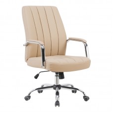 Καρέκλα γραφείου διευθυντή Mido pakoworld pu cappuccino 58x71x100-106εκ Καρέκλα γραφείου διευθυντή Mido pakoworld pu cappuccino 58x71x100-106εκ