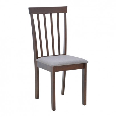 Καρέκλα Houston pakoworld rubberwood σε καρυδί απόχρωση 40x49x94εκ Καρέκλα Houston pakoworld rubberwood σε καρυδί απόχρωση 40x49x94εκ