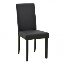 Καρέκλα Zeben pakoworld μαύρο PU με πόδι μαύρο rubberwood 43,5x55,5x93,5εκ Καρέκλα Zeben pakoworld μαύρο PU με πόδι μαύρο rubberwood 43,5x55,5x93,5εκ