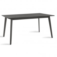 Τραπέζι Benson pakoworld MDF σε rustic grey απόχρωση 150x90x75εκ