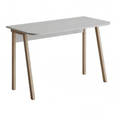 Γραφείο Malia pakoworld σε λευκή-φυσική απόχρωση 120x60.5x75εκ Γραφείο Malia pakoworld σε λευκή-φυσική απόχρωση 120x60.5x75εκ