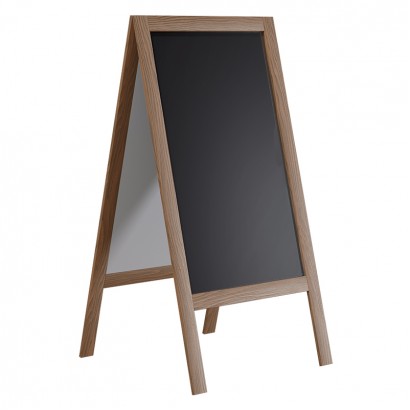 Stand μενού Felex pakoworld καρυδί-μαύρο 50x25x100εκ