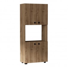 Στήλη Guzel pakoworld σε καρυδί απόχρωση 60x31.4x140εκ Στήλη Guzel pakoworld σε καρυδί απόχρωση 60x31.4x140εκ