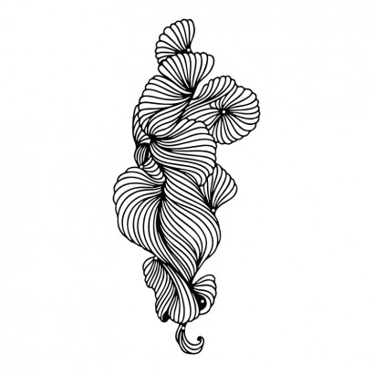 Διακοσμητικό τοίχου Bilem pakooworld μαύρο μεταλλικό 20x0,15x50εκ