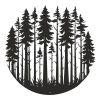 Διακοσμητικό τοίχου Foren pakooworld μαύρο μεταλλικό Φ50x0,15εκ