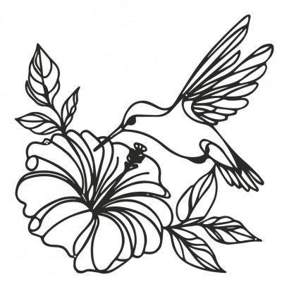 Διακοσμητικό τοίχου Folou pakooworld μαύρο μεταλλικό 60x0,15x60εκ