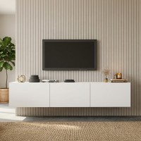 Έπιπλο τηλεόρασης επιτοίχιο Felita pakoworld λευκό 150x31,4x30εκ Έπιπλο τηλεόρασης επιτοίχιο Felita pakoworld λευκό 150x31,4x30εκ