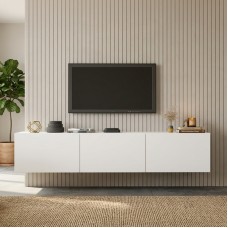 Έπιπλο τηλεόρασης επιτοίχιο Felita pakoworld λευκό 150x31,4x30εκ Έπιπλο τηλεόρασης επιτοίχιο Felita pakoworld λευκό 150x31,4x30εκ