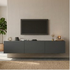 Έπιπλο τηλεόρασης επιτοίχιο Felita pakoworld ανθρακί 150x31,4x30εκ Έπιπλο τηλεόρασης επιτοίχιο Felita pakoworld ανθρακί 150x31,4x30εκ