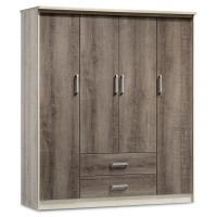 Ντουλάπα ρούχων τετράφυλλη OLYMPUS pakoworld χρώμα castillo-toro 159x57x183εκ Ντουλάπα ρούχων τετράφυλλη OLYMPUS pakoworld χρώμα castillo-toro 159x57x183εκ