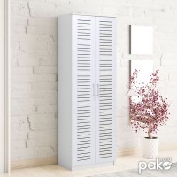 Παπουτσοθήκη-ντουλάπα SANTE pakoworld 21 ζευγών σε λευκή απόχρωση 60x37x183εκ Παπουτσοθήκη-ντουλάπα SANTE pakoworld 21 ζευγών σε λευκή απόχρωση 60x37x183εκ