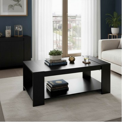 Τραπέζι σαλονιού OLYMPUS pakoworld χρώμα wenge 110x51x42,5εκ