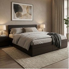 Κρεβάτι Olympus pakoworld με συρτάρι σε wenge απόχρωση 160x200εκ Κρεβάτι Olympus pakoworld με συρτάρι σε wenge απόχρωση 160x200εκ