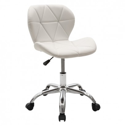 Καρέκλα γραφείου εργασίας Frea II pakoworld PU λευκό