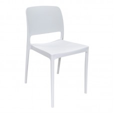 Καρέκλα Fenxy pakoworld pp σε λευκή απόχρωση 38x42x77εκ Καρέκλα Fenxy pakoworld pp σε λευκή απόχρωση 38x42x77εκ