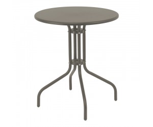 Τραπέζι Vergo pakoworld σαμπανιζέ μέταλλο Φ60x70εκ