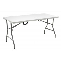 Τραπέζι catering Rodeo pakoworld πτυσσόμενο-βαλίτσα λευκό 183x76x74εκ
