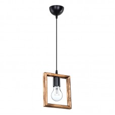 Φωτιστικό οροφής μονόφωτο Isolate pakoworld Ε27 καρυδί 18.5x3x24εκ Φωτιστικό οροφής μονόφωτο Isolate pakoworld Ε27 καρυδί 18.5x3x24εκ