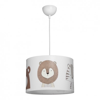 Παιδικό φωτιστικό οροφής Safari pakoworld led E27 πολύχρωμο PVC Φ30x20εκ Παιδικό φωτιστικό οροφής Safari pakoworld led E27 πολύχρωμο PVC Φ30x20εκ