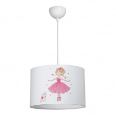 Παιδικό φωτιστικό οροφής Ballerina pakoworld led E27 πολύχρωμο PVC Φ30x20εκ Παιδικό φωτιστικό οροφής Ballerina pakoworld led E27 πολύχρωμο PVC Φ30x20εκ