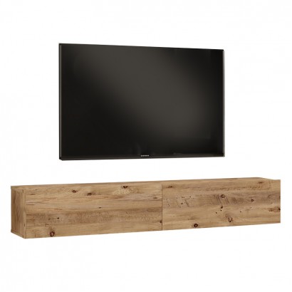 Έπιπλο τηλεόρασης επιτοίχιο Dello pakoworld sonoma 180x31.6x29.6εκ