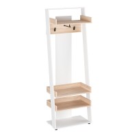 Έπιπλο εισόδου Sciove pakoworld σε λευκή-φυσική απόχρωση 70x40x200εκ