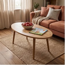 Τραπέζι σαλονιού Sartori pakoworld oak 90x45x43εκ