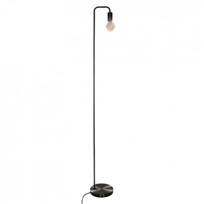 Φωτιστικό δαπέδου Keli pakoworld E27 40W μαύρο Φ20x150εκ