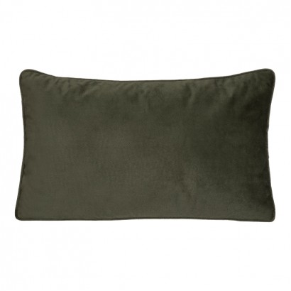 Μαξιλάρι διακοσμητικό Lubel pakoworld ύφασμα σε χακί απόχρωση 30x50εκ