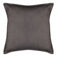 Μαξιλάρι διακοσμητικό Derfon pakoworld ύφασμα σε ανθρακί απόχρωση 55x55εκ
