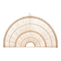 Διακοσμητικό τοίχου Padma pakoworld pe rattan σε φυσική απόχρωση 60.7x1.5x35.5εκ