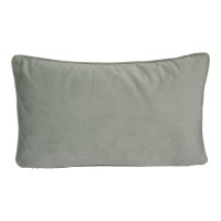Μαξιλάρι διακοσμητικό Lubel pakoworld ύφασμα σε μέντα απόχρωση 30x50εκ