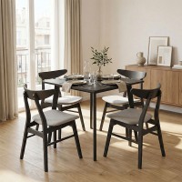 Tραπεζαρία Benson - Orlean pakoworld σετ 5τμχ rustic grey - ύφασμα γκρι 80x80x75εκ Tραπεζαρία Benson - Orlean pakoworld σετ 5τμχ rustic grey - ύφασμα γκρι 80x80x75εκ