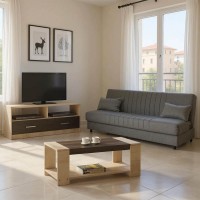 Φοιτητικό πακέτο επίπλων σαλονιού Living pakoworld σετ 3 τμχ Φοιτητικό πακέτο επίπλων σαλονιού Living pakoworld σετ 3 τμχ