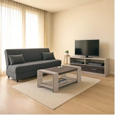 Φοιτητικό πακέτο επίπλων σαλονιού New Living pakoworld σετ 3 τμχ Φοιτητικό πακέτο επίπλων σαλονιού New Living pakoworld σετ 3 τμχ