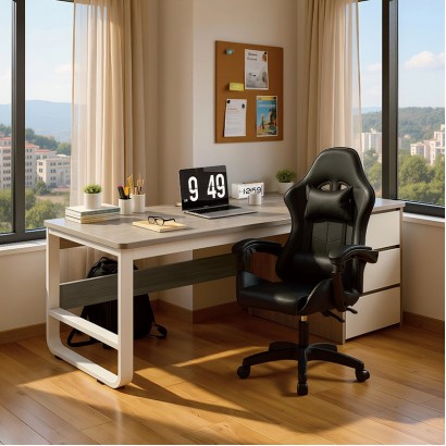 Φοιτητικό πακέτο επίπλων γραφείου Frame pakoworld σετ 2τεμ Φοιτητικό πακέτο επίπλων γραφείου Frame pakoworld σετ 2τεμ