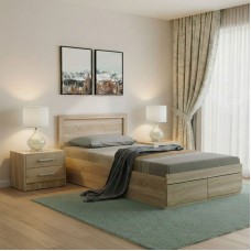 Σετ Κρεβατοκάμαρας Olympus Sonoma με Κρεβάτι 100x200εκ Σετ 3τεμ Σετ Κρεβατοκάμαρας Olympus Sonoma με Κρεβάτι 100x200εκ Σετ 3τεμ