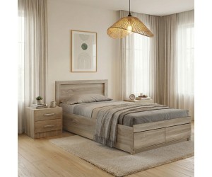 Σετ Κρεβατοκάμαρας Olympus Sonoma με Κρεβάτι 120x200εκ Σετ 3τεμ Σετ Κρεβατοκάμαρας Olympus Sonoma με Κρεβάτι 120x200εκ Σετ 3τεμ