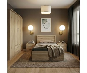 Σετ Κρεβατοκάμαρας Olympus Sonoma με Κρεβάτι 120x200εκ Σετ 4τεμ Σετ Κρεβατοκάμαρας Olympus Sonoma με Κρεβάτι 120x200εκ Σετ 4τεμ