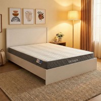 Κρεβάτι με στρώμα Athos-Dreamer pakoworld λευκό 160x200εκ Κρεβάτι με στρώμα Athos-Dreamer pakoworld λευκό 160x200εκ