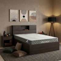 Κρεβάτι με στρώμα Olympus-Dreamer pakoworld wenge 120x200εκ Κρεβάτι με στρώμα Olympus-Dreamer pakoworld wenge 120x200εκ