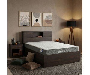 Κρεβάτι με στρώμα Olympus-Dreamer pakoworld wenge 120x200εκ Κρεβάτι με στρώμα Olympus-Dreamer pakoworld wenge 120x200εκ