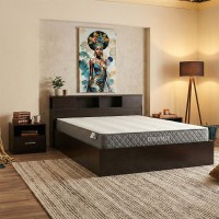 Κρεβάτι με στρώμα Olympus-Dreamer pakoworld wenge 160x200εκ Κρεβάτι με στρώμα Olympus-Dreamer pakoworld wenge 160x200εκ