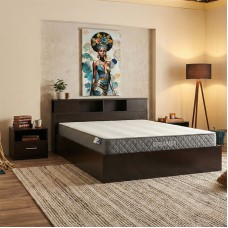 Κρεβάτι με στρώμα Olympus-Dreamer pakoworld wenge 160x200εκ