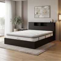 Κρεβάτι με στρώμα Olympus Utopia pakoworld wenge 160x200εκ Κρεβάτι με στρώμα Olympus Utopia pakoworld wenge 160x200εκ